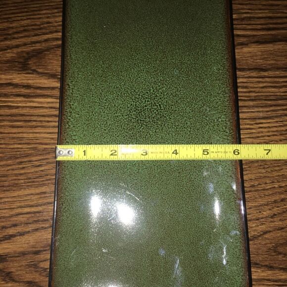 Gabbay Pottery Serving Tray Green Fusion Wasabi - Picture 7 of 9